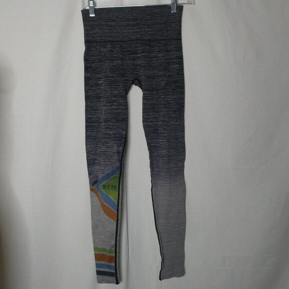 Yeba I Love Lucy Leggings Ombre Sun Space Dye Small Japanese Yoga Athletic - Picture 1 of 5